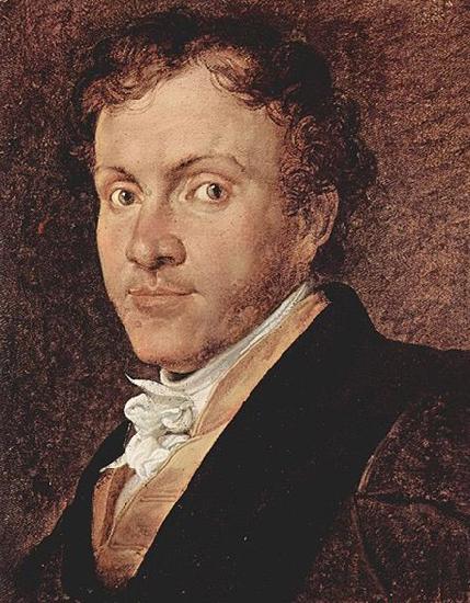 Francesco Hayez Portrat des Giuseppe Roberti.